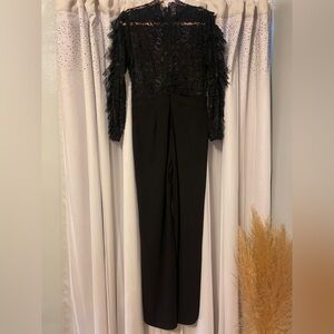 Brand: Fashion Nova
Size: XL, PTP- 20”, Length- 60”, Inseam- 34”
Color: Black